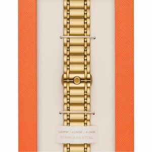 Tory Burch Miller Gold Bracelet Apple Watch Strap 38mm 40mm 41mm 42mm TBS0094